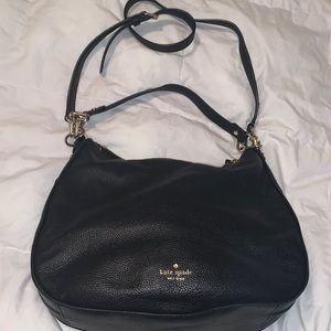 Kate Spade Black Hobo Bag